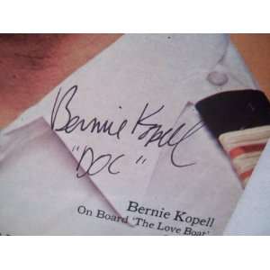  Kopell, Bernie Tv Week Signed Autograph The Love Boat Aug 
