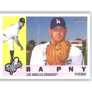 Brad Penny / Los Angeles Dodgers   2009 Topps Heritage Card # 105 