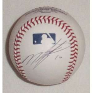  Miguel Tejada Autographed Official Major League Baseball 