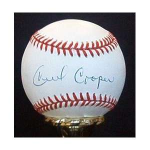 Cecil Cooper Autographed Baseball