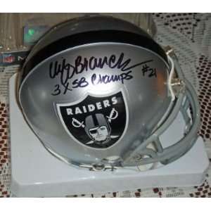 Tristar Productions I0016386 Cliff Branch Autographed Raiders Mini 