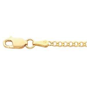  14k Yellow Gold Cuban Link Chain Necklace 16 Inch 