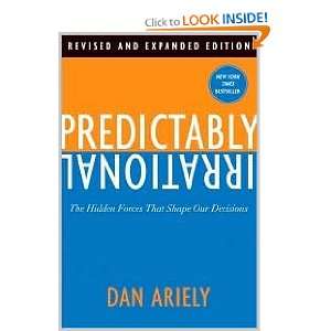  Predictably Irrational Dan Ariely Books