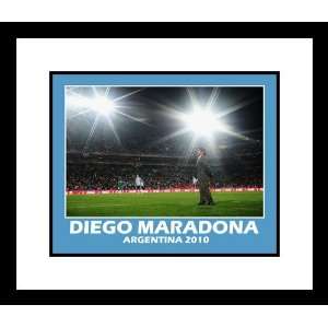  Diego Maradona (Argentina) 2010 at World Cup Sidelines 