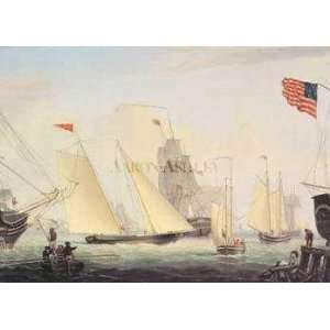  Yacht Northern Light In Boston Harbor Poster Print