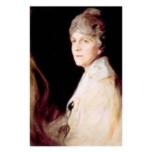 Florence Harding, First Lady, Portrait by Philip De Laslo Premium 