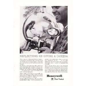  1961 Ad Honeywell Pentax Camera Original Vintage Print Ad 