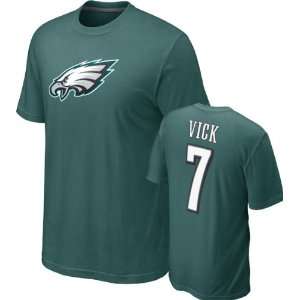  Michael Vick #7 Green Nike Philadelphia Eagles Name 