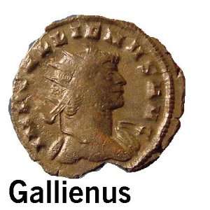  EMPEROR GALLIENUS. FORTUNA. MILAN MINT. 