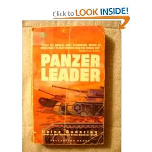  Panzer Leader Heinz Guderian Books