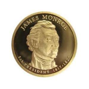  President James Monroe Proof Presidential Dollar 2008 