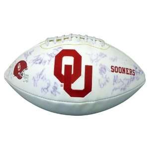   Sooners Team Signed (with Jason White) Logo Football 