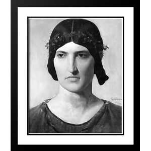 Gerome, Jean Leon 20x23 Framed and Double Matted Portrait of a Roman 