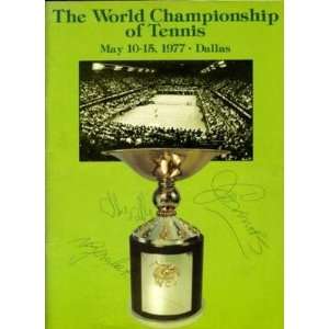 Vitas Gerulaitis & Jimmy Connors signed 1977 WCT World Championship 