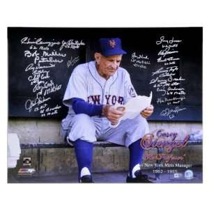  New York Mets 1962 Team Hand Signed Autographed 16x20 