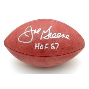  Joe Greene Signed HOF 87 Official Wilson Football 
