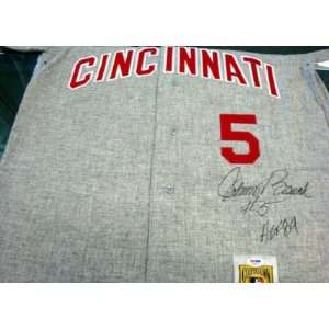 Johnny Bench Signed Jersey   Mitchell & Ness PSA DNA