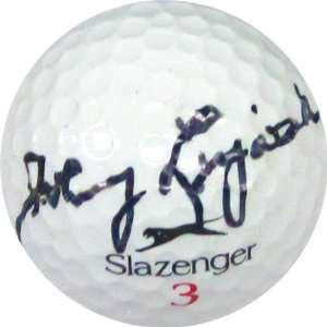  Johnny Lujack Autographed/Hand Signed Golf Ball Sports 