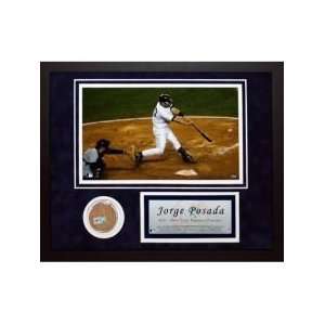 Jorge Posada Yankee Stadium Mini Dirt Collage