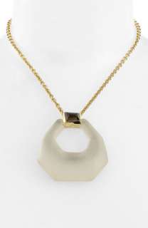 Alexis Bittar Otto Faceted Pendant Necklace  