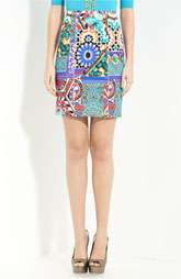 Blumarine Morocco Print Pencil Skirt Was $625.00 Now $206.00 65% 