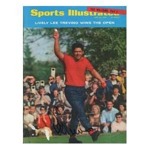 Lee Trevino Autographed Sports Illustrated 1968