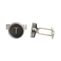 The Caroline Collection Vintage Typewriter Key Cufflinks