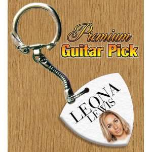 Leona Lewis Keyring Bass Guitar Pick Both Sides Printed 