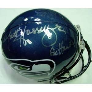  Signed Matt Hasselbeck Helmet   (