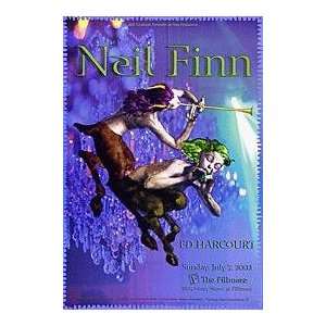 Neil Finn Fillmore 2002 Concert Poster F528