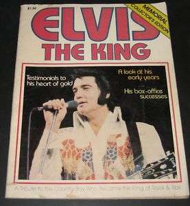 Elvis the King Memorial Collectors Issue 1977  
