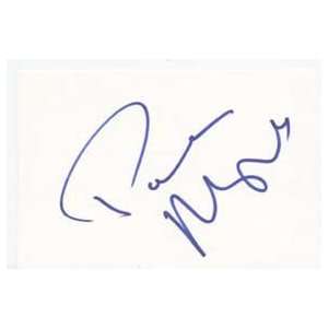 PAULA MARSHALL Signed Index Card In Person