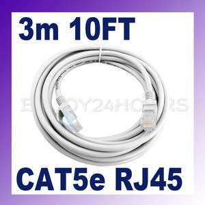 RJ45 Cat 5e 5 Patch Ethernet Network Lan Cable 10FT 3M  