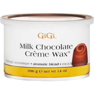 GIGI MILK CHOCOLATE CREME WAX 14 OZ. HAIR REMOVAL WAXES  