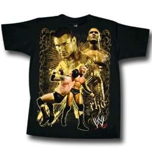  WWE Randy Orton RKO Collage Kid Size XL T Shirt 