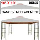 New 1 Teir 10x10 Replacement Canopy Gazebo Top Cover  