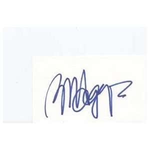 ROBERT HEGYES Signed Index Card In Person