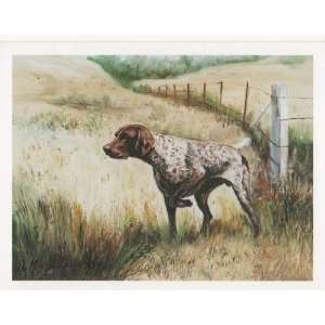 German Shorthaired Pointer Dog Ruth Maystead GSP 6 Portrait Matted Art 