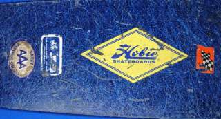 Vintage 70s Hobie Comp Blue Fiberglass Skateboard Deck  