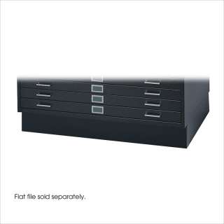   Closed Base 4994 Flat File Black Filing Cabinet 073555499520  