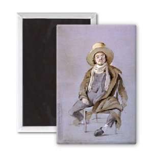  Portrait of Samuel Palmer (pen & ink, w/c   3x2 inch 