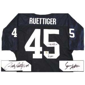 Sean Astin & Rudy Ruetiger Signed Notre Dame Jersey   Autographed 