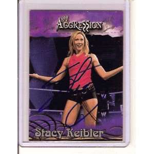 Stacy Keibler Autographed 2003 Fleer World Wrestling Entertainment 