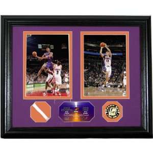 Steve Nash   Amare Stoudamire Nba All Stars Photomint With Authentic 