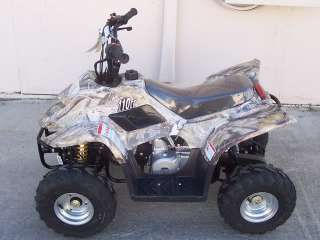 Sporty Camo Kids Atv 110cc Quad 4 Wheeler Off Road Foot Brake + Remote 