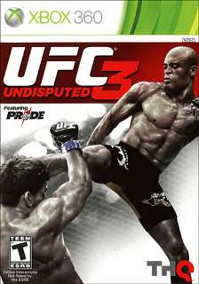 Brand NEW & SEALED UFC Undisputed 3 MMA for Microsoft Xbox 360  
