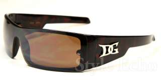 Tortoise Frame Brown Lens Gangster Mens Designer Sunglasses  