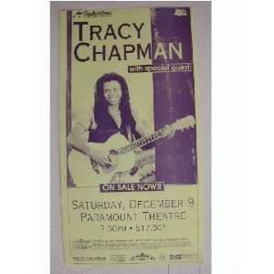 Tracy Chapman Handbills & a poster handbill Beautiful