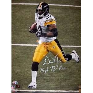 Willie Parker Signed Steelers 16x20 w/75 Yd TD Run
