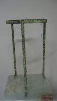 iron pot stand; table base  